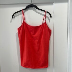 Vibrant Coral Camisole Top